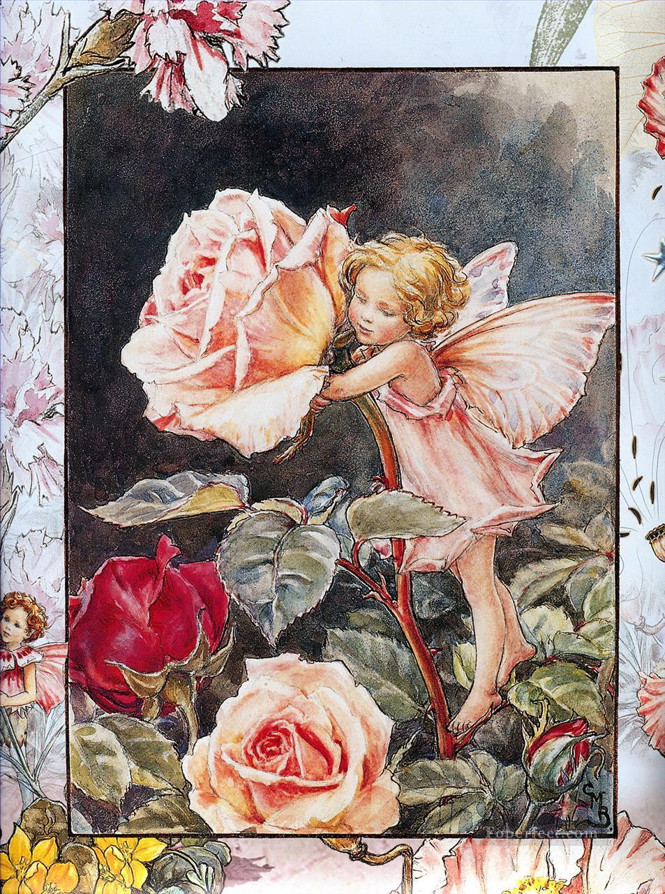 the rose fairy Fantasy Oil Paintings